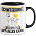 Schwiegeronkel Tasse Geschenk für Schwiegeronkel Der Mann Der Alles Kann Geschenkidee zum Geburtstag Schwarz Trendation
