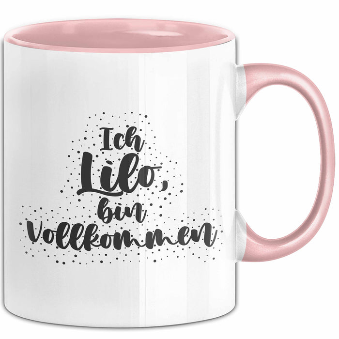 Lilo Tasse Ich Lilo, Bin Vollkommen Geschenk Rosa Trendation