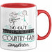 Country-Fan Geschenk Tasse So Gut Kann Nur Eine Country-Fan Aussehen Geschenkidee Geburtstag Weihnachten Lustig Rot Trendation