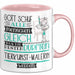 Tierkunst-Malerin Geschenk Becher Tasse Gott Schuf Alle Menschen Gleich Nur Die Besten Durfeten Tierkunst-Malerin Werden Geschenkidee Lustig Rosa Trendation