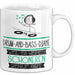 Drum-and-Bass-DJane Weil Es Keinen Schöneren Beruf Gibt Tasse Geschenk für Eine Drum-and-Bass-DJane Lustig Weiß Trendation