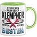 Klempner Tasse Geschenk Besten Werden Klempner Geschenkidee Grün Trendation