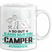 Camper Geschenk Tasse So Gut Kann Nur Ein Camper Aussehen Geschenkidee Kaffee-Becher Weiß Trendation