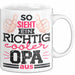 Opa Tasse Geschenk So Sieht Einr Richtig Cooler Opa Aus Geschenkdiee Großvater Becher Weiß Trendation