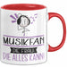Musikfan Geschenk Tasse Becher Die Frau Die Allen Kann Geschenkidee für eine Musikfan Lustig Rot Trendation