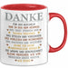 Unterricht Lehrer Wertschätzung Tasse Geschenk Lustige Geschenkidee Spruch Danke Für Das Kuscheln Rot Trendation