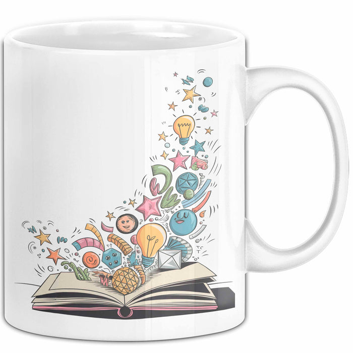 Illustrator Tasse Geschenkidee für Zeichenkünstler Weiß Trendation