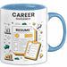 Karriere Berater Tasse Geschenk Lustige Geschenkidee Spruch Für Berufsweg Begleiter Blau Trendation