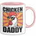 Huhn Tier Bauer Tasse Becher Geschenk Lustige Geschenkidee Spruch Hühnerpapa Rosa Trendation
