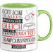 Trampolinspringerin Geschenk Becher Tasse Gott Schuf Alle Menschen Gleich Nur Die Besten Durfeten Trampolinspringerin Werden Geschenkidee Lustig Grün Trendation