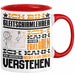 Gleitschirmlehrer Geschenk Kaffee-Tasse Geschenkidee für Gleitschirmlehrer Ich Bin Gleitschirmlehrer Ich Kann Es Dir Erklären Jedoch Nicht Für Dich Verstehen Spruch Lustig Rot Trendation