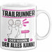 Trailrunner Tasse Geschenk für Trailrunner Der Mann Der Alles Kann Geschenkidee zum Geburtstag Weiß Trendation