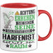 Harfenist Geschenk Tasse Lustiger Spruch Erheben Sie Sich Der Harfenist Betritt den Raum Rot Trendation