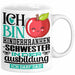 Kinderkrankenschwester Ausbildung Start Geschenk Tasse Ich Bin Kinderkrankenschwester In Der Ausbildung Ich Darf Das Kaffee-Becher Geschenkidee Weiß Trendation