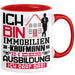 Immobilienkaufmann Ausbildung Tasse Geschenk Ich Bin Immobilienkaufmann In Der Ausbildung Ich Darf Das Geschenkidee Spruch Rot Trendation