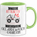 Geländewagenfahrerin Tasse Geschenk Becher Stark Attraktiv Furchtlos Geländewagenfahrerin Lustige Geschenkidee Grün Trendation