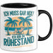 Rentner Pensionär Sarkasmus Tasse Geschenk Lustige Geschenkidee Spruch Ich Muss Gar Nix! Ich Bin Im Ruhestand Trendation