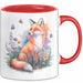 Fuchs Tierliebhaber Tasse Geschenk Lustige Geschenkidee Spruch Rot Trendation