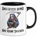 Sensenmann Tasse Geschenk Lustige Geschenkidee Spruch Das Letzte Hemd Hat Keine Taschen Schwarz Trendation