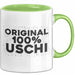 Uschi Tasse Original 100% Uschi Geschenk Grün Trendation