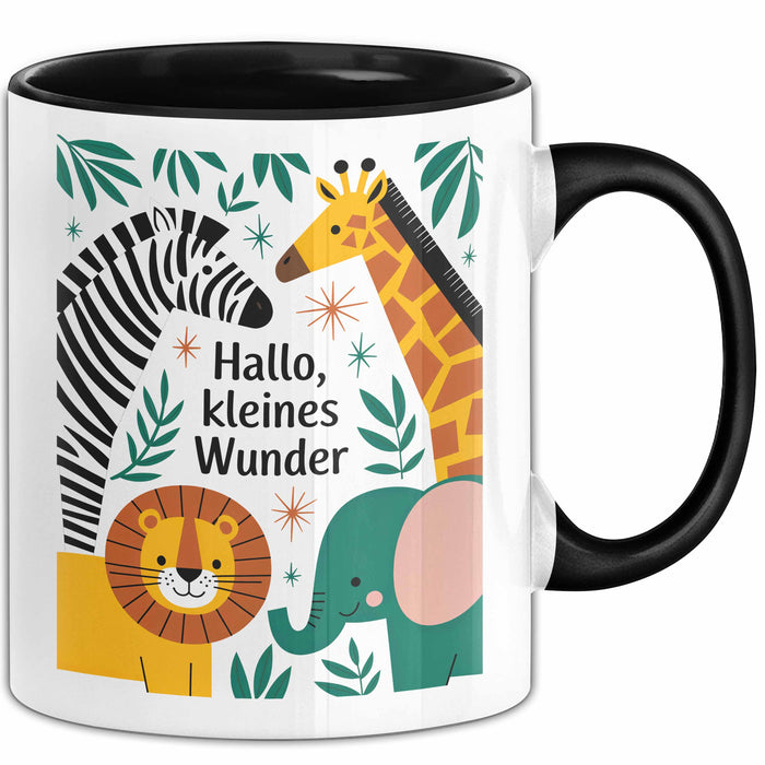 Baby Geburt Neue Eltern Tasse Geschenk Lustige Geschenkidee Spruch Kleines Wunder Trendation