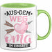 Oma Im Einsatz Tasse Geschenk Muttertag Lustiger Spruch Witzig Grün Trendation