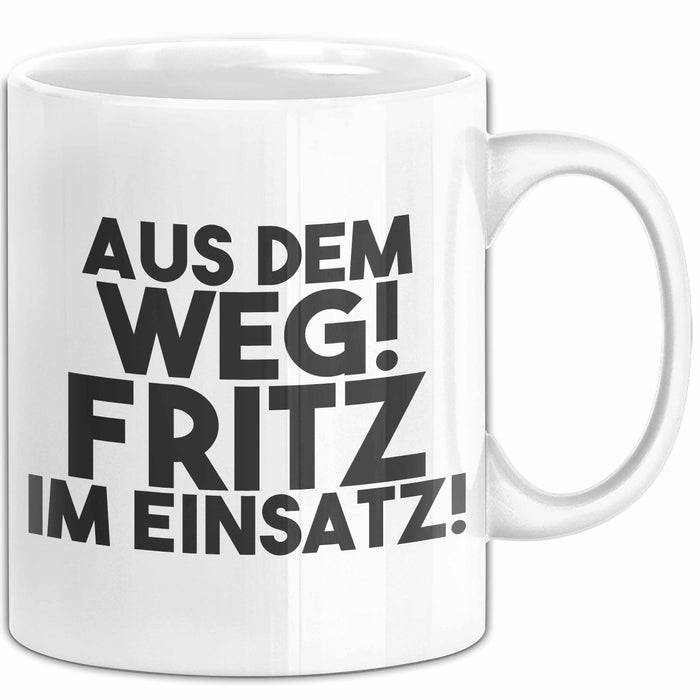 Fritz Tasse Aus Dem Weg! Fritz Im Einsatz! Geschenk