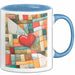 Quilter Tasse Geschenk Lustige Geschenkidee Spruch Für Patchwork Fans Blau Trendation
