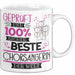 Chorsängerin Geschenk Becher Tasse Gott Schuf Alle Menschen Gleich Nur Die Besten Durfeten Chorsängerin Werden Geschenkidee Lustig Weiß Trendation
