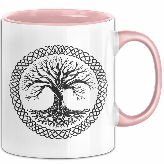 Bonsai-Baum-Liebhaber Tasse Geschenk Geschenkidee Gärtner Rosa Trendation