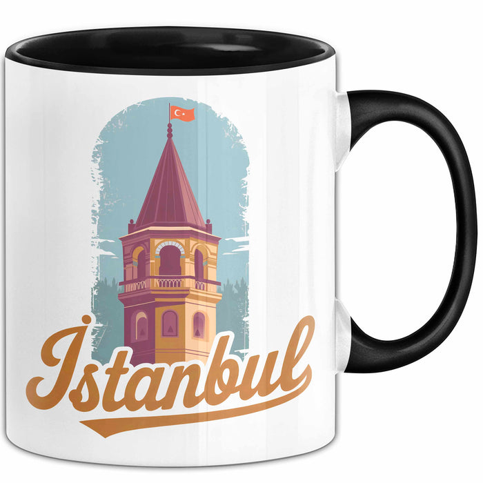 Istanbul Türkei Tasse Geschenk Lustige Geschenkidee Spruch Schwarz Trendation