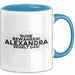 Alexandra Tasse Ruhe Bewahren! Alexandra Regelt Das! Geschenk Blau Trendation