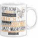 Jazz-Musikerin Geschenk Becher Tasse Gott Schuf Alle Menschen Gleich Nur Die Besten Durfeten Jazz-Musikerin Werden Geschenkidee Lustig Weiß Trendation
