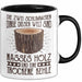 Holzarbeiter Tasse Geschenk Die 2 Schlimmesten Dinge Nasses Holz Und Trockene Kehle Schreiner Waldarbeiter Becher Trendation