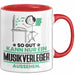 Musikverleger Geschenk Tasse So Gut Kann Nur Ein Musikverleger Aussehen Geschenkidee Kaffee-Becher Rot Trendation