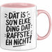 Elke Tasse Geschenk Dat Is So'n Elke Ding Dat Raffste Eh Nicht Geschenkidee Becher mit Name Rosa Trendation