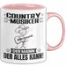 Country-Musiker Tasse Geschenk für Country-Musiker Der Mann Der Alles Kann Geschenkidee zum Geburtstag Rosa Trendation
