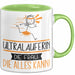Ultraläuferin Geschenk Tasse Becher Die Frau Die Allen Kann Geschenkidee für eine Ultraläuferin Lustig Grün Trendation