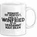 Winfried Tasse Niemand Ist Perfekt, Winfried Ist Nah Dran Geschenk Weiß Trendation