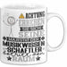 Musikwissenschaftler Geschenk Tasse Lustiger Spruch Erheben Sie Sich Der Musikwissenschaftler Betritt den Raum Weiß Trendation