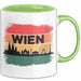 Österreich Wien Wienerisch Tasse Geschenk Lustige Geschenkidee Spruch Grün Trendation