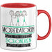 Moderatorin Weil Es Keinen Schöneren Beruf Gibt Tasse Geschenk für Eine Moderatorin Lustig Rot Trendation