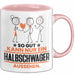 Halbschwager Geschenk Tasse So Gut Kann Nur Ein Halbschwager Aussehen Geschenkidee Kaffee-Becher Rosa Trendation