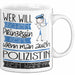 Polizistin Tasse Geschenk Spruch Wer Will Schon Prinzessin Sein Wenn Man Auch Polizistin Sein Kann Weiß Trendation