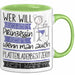 Plattenladenbesitzerin Tasse Geschenk Spruch Wer Will Schon Prinzessin Sein Wenn Man Auch Plattenladenbesitzerin Sein Kann Grün Trendation