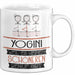 Yogini Weil Es Keinen Schöneren Beruf Gibt Tasse Geschenk für Eine Yogini Lustig Weiß Trendation