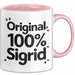 Sigrid Tasse Geschenk Original 100% Sigrid Geschenkidee Geburtstag Rosa Trendation