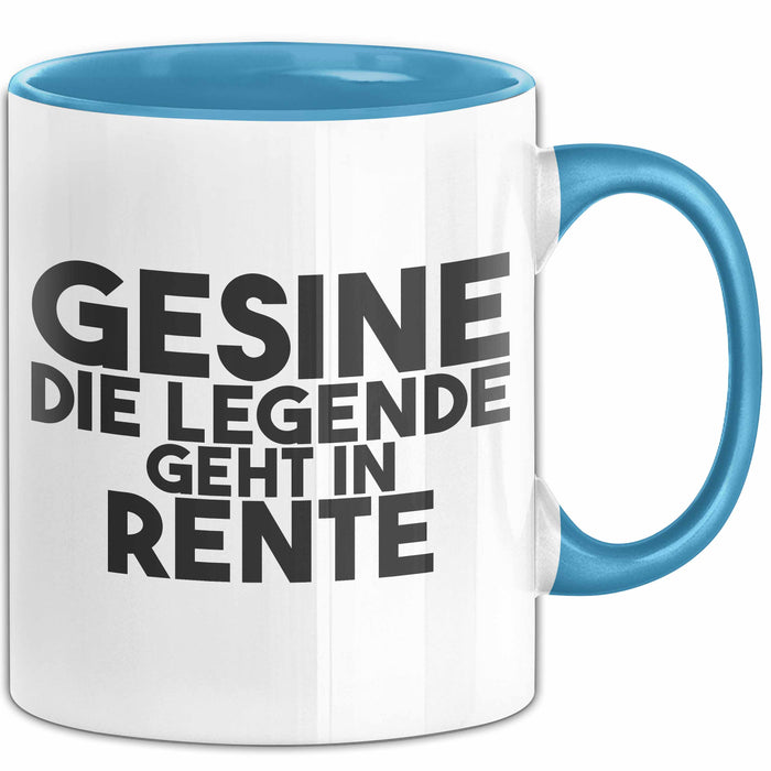 Gesine Tasse Gesine – Die Legende Geht In Rente Geschenk