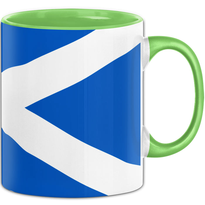 Schottland Flagge Tasse Geschenk Fußball-Fans Europa 3D Alloverprint Grün Trendation
