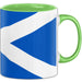 Schottland Flagge Tasse Geschenk Fußball-Fans Europa 3D Alloverprint Grün Trendation